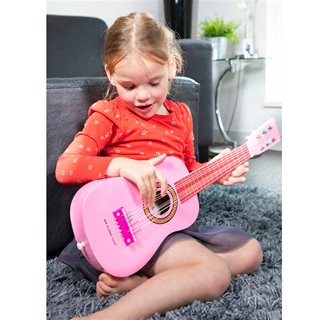Toy guitar - pink